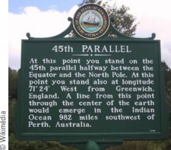 45ème parallèle-English-wikimedia