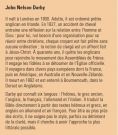 Photo Darbyste, la pratique de la discrétion