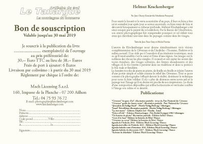 Le Tanargue - La Montagne du Tonnerre Bon souscription