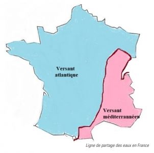 Ligne de Partage des eaux - France